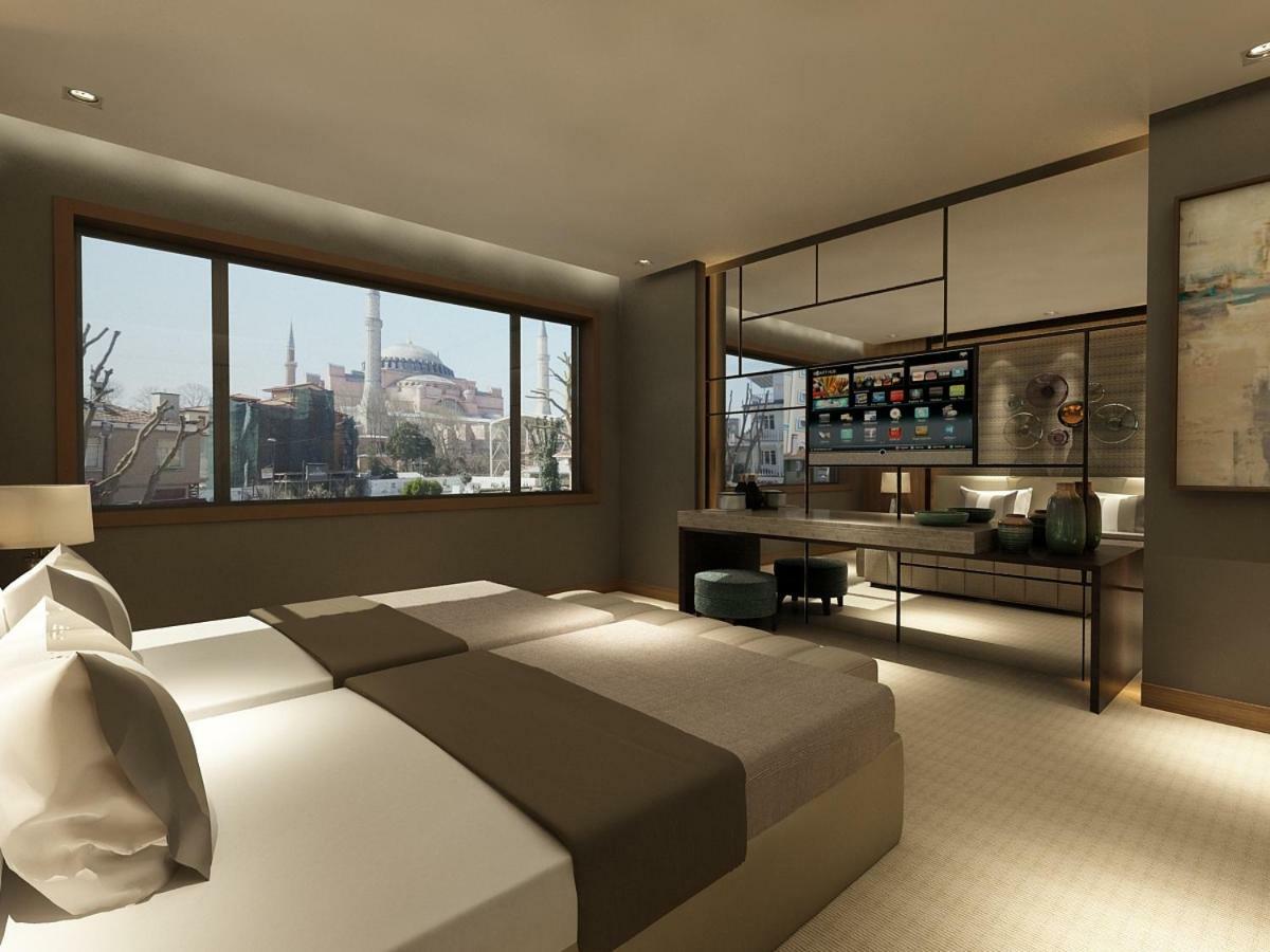 Vogue Hotel Supreme اسطنبول المظهر الخارجي الصورة 3D rendering of a bedroom